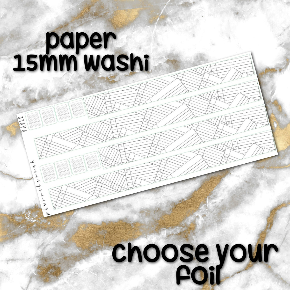 Paper | 15mm Washi Overlay