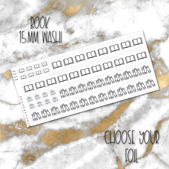 Book | 15mm Washi Overlay