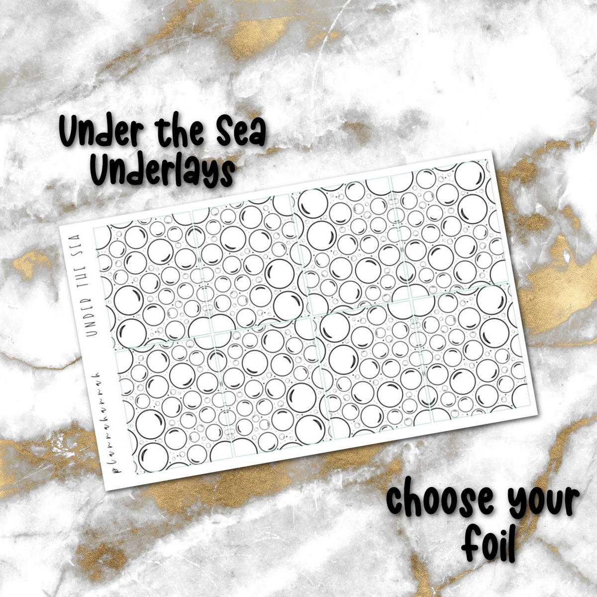 Under The Sea | Foiled Underlay