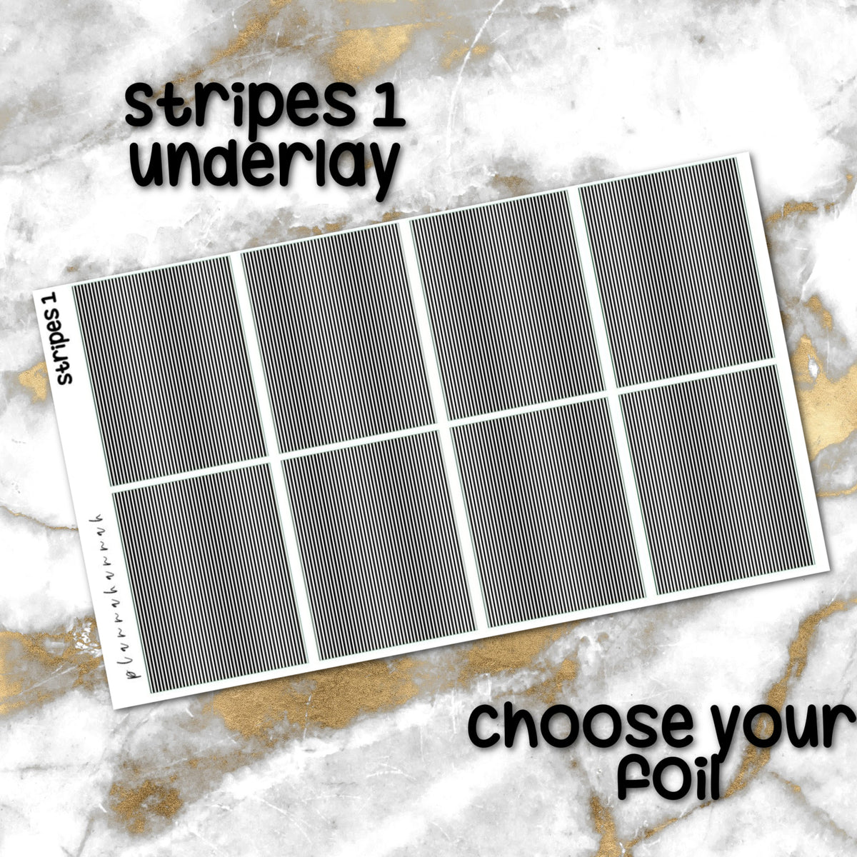 Stripes 1 | Foiled Underlay
