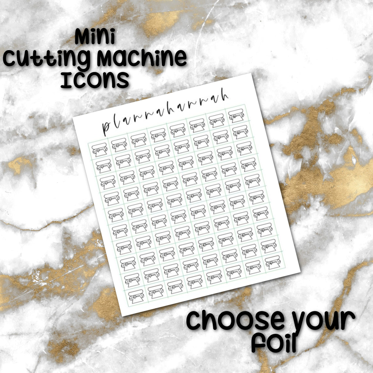 Mini Cutting Machine | Foiled Icon