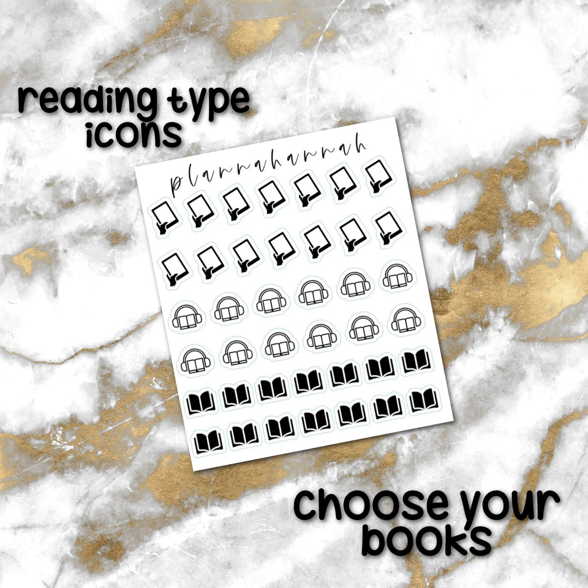 Reading Type | Foiled Icon