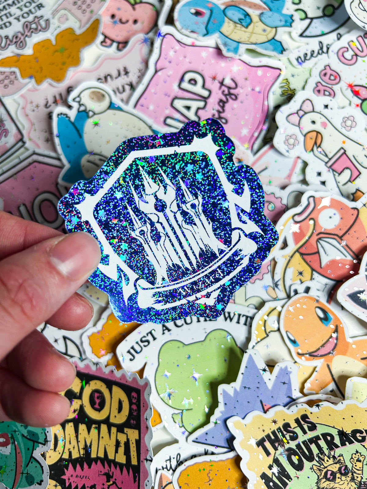 Wizard | Foiled Die Cut Sticker *NOT WATERPROOF*