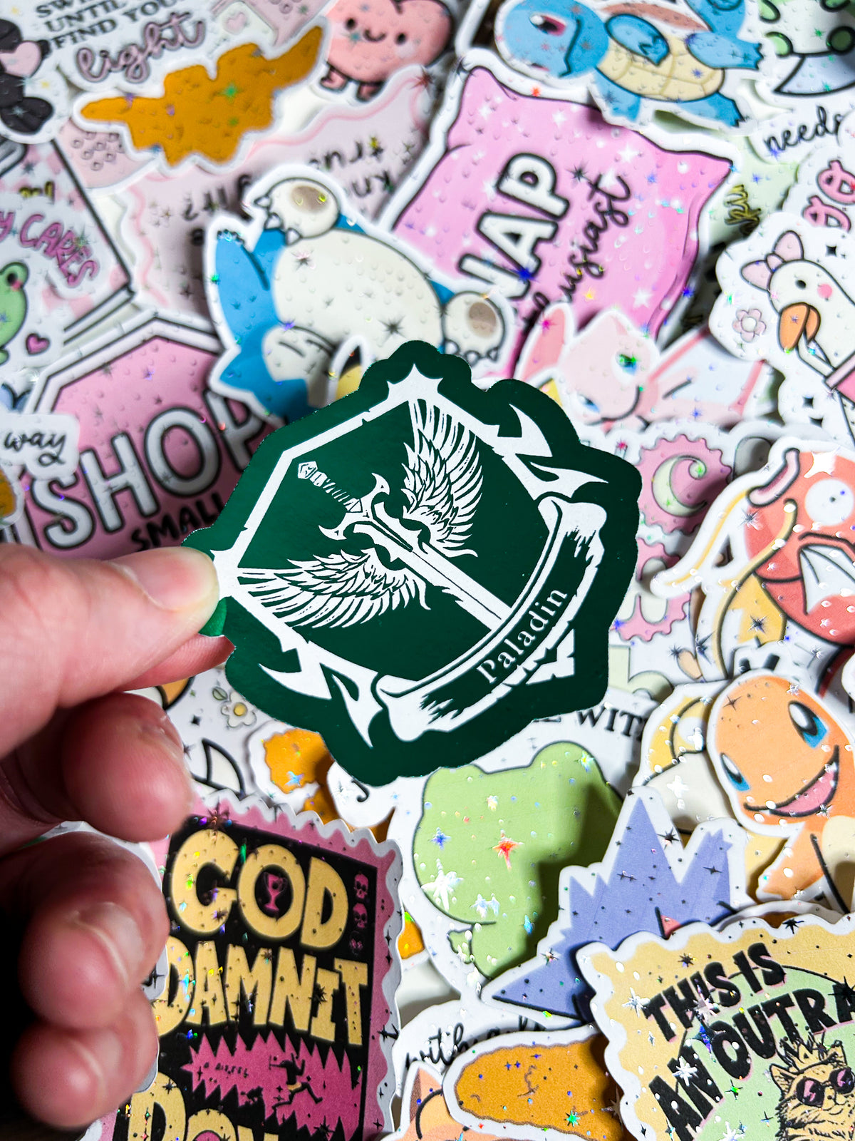 Paladin | Foiled Die Cut Sticker *NOT WATERPROOF*