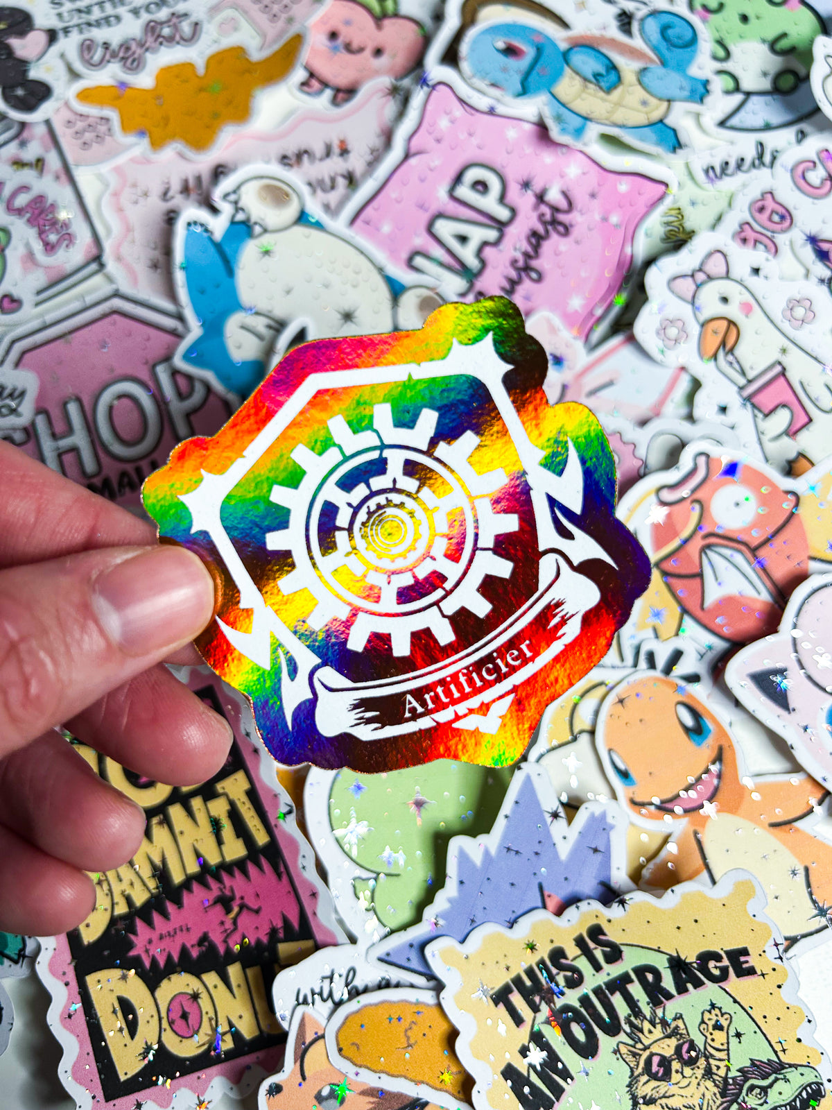 Artificer | Foiled Die Cut Sticker *NOT WATERPROOF*