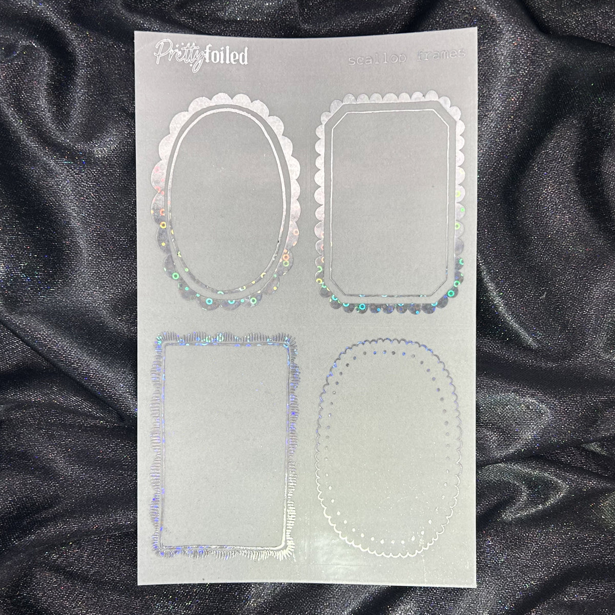 Scallop Frames | Foiled Deco