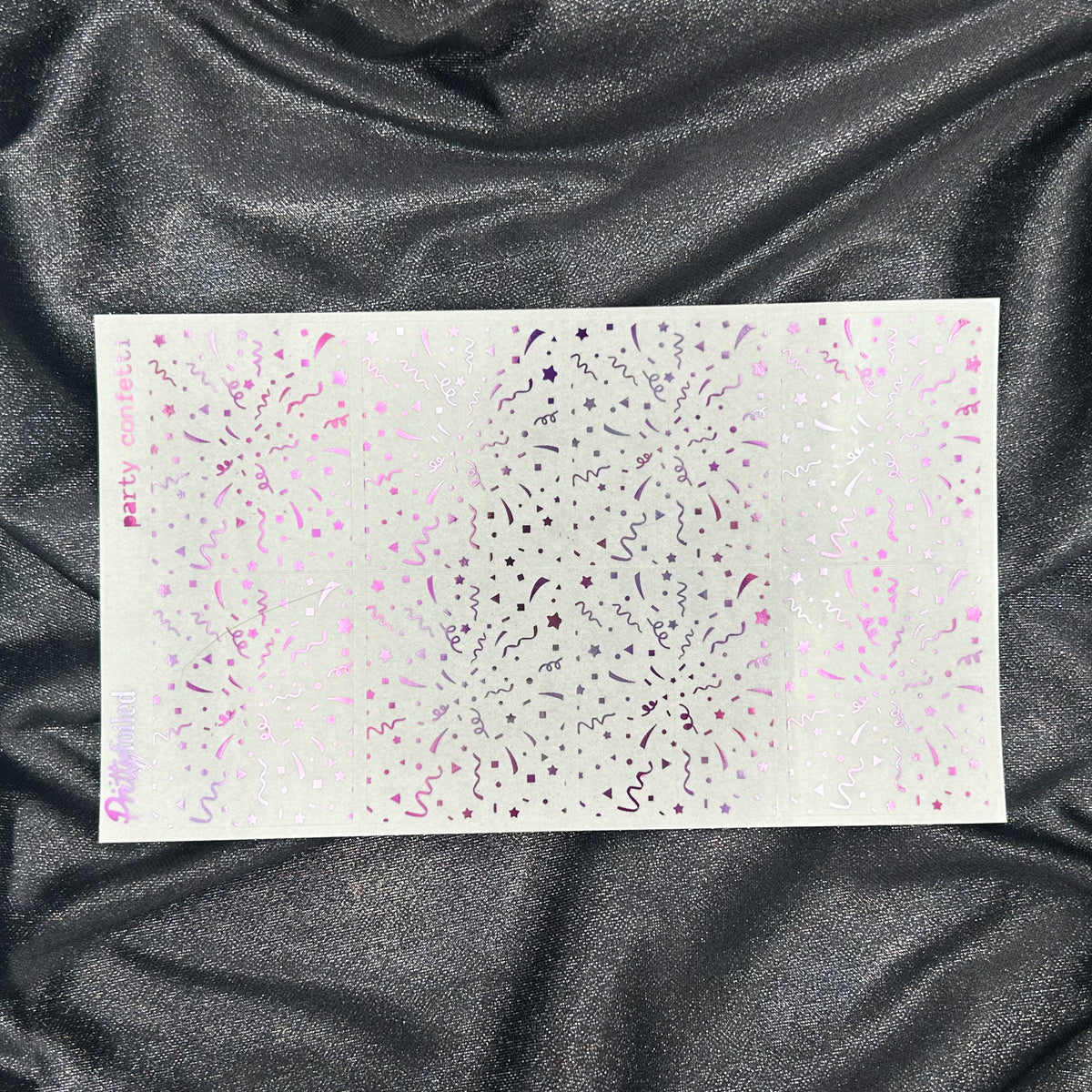 Party Confetti | Foiled Underlay