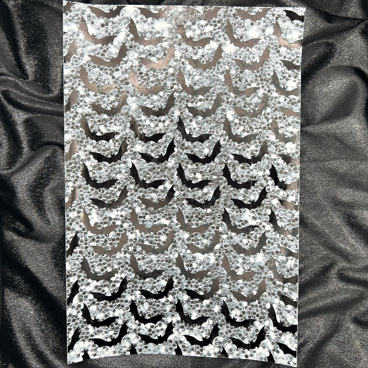 Silver Glitter | Pretty After Dark A5 Background Paper
