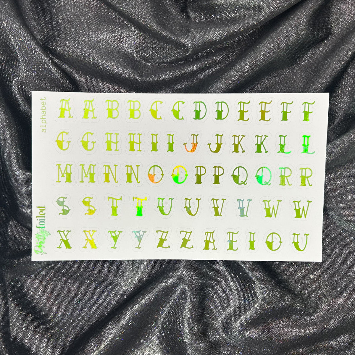 Alphabet | Celebrate After Dark Collection
