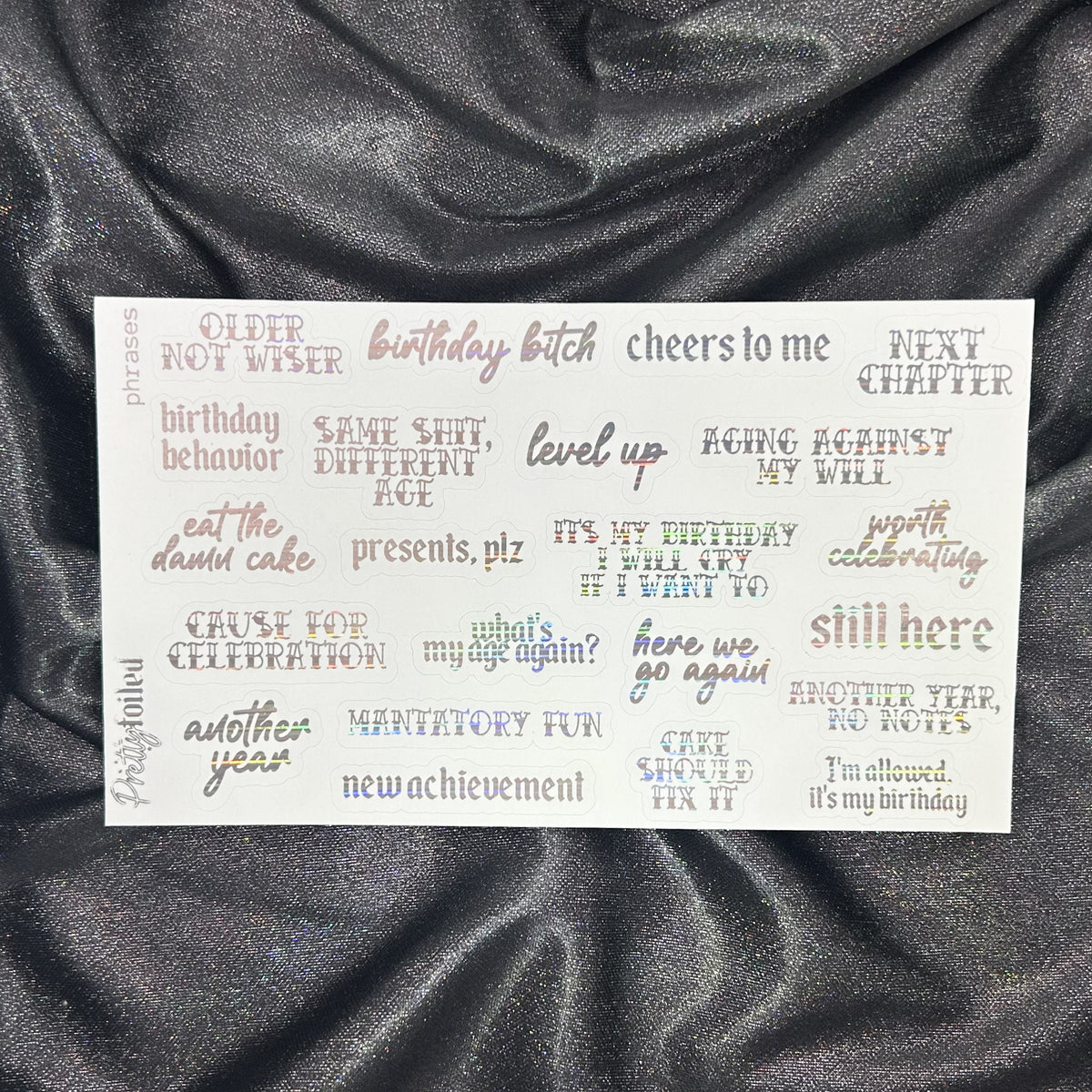 Phrases | Celebrate After Dark Collection