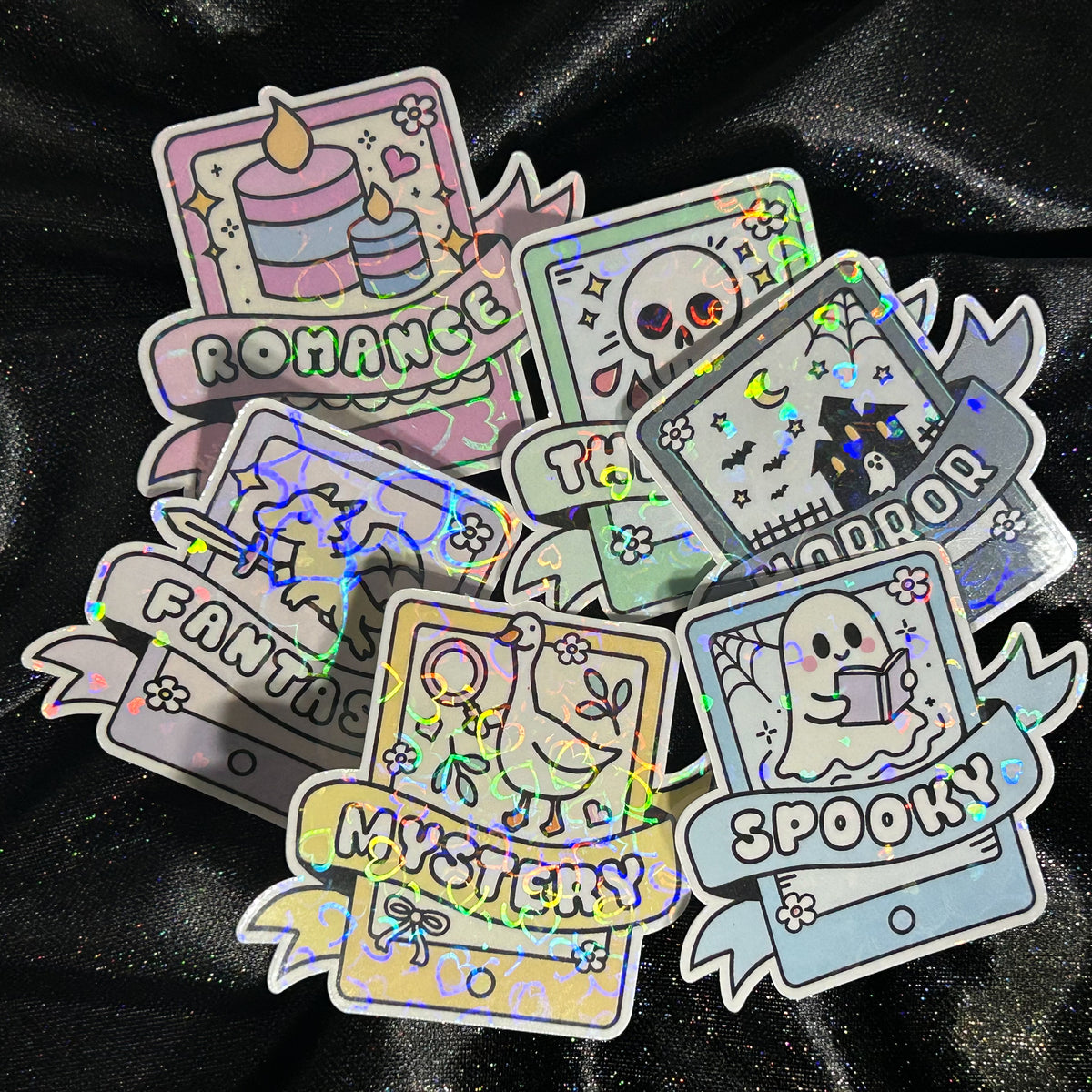 Ereader Genre | Holographic Die Cut