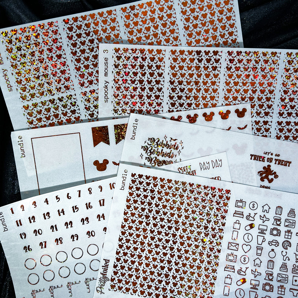 Spooky Mouse Bundle | Foiled Halloween Sticker Bundle