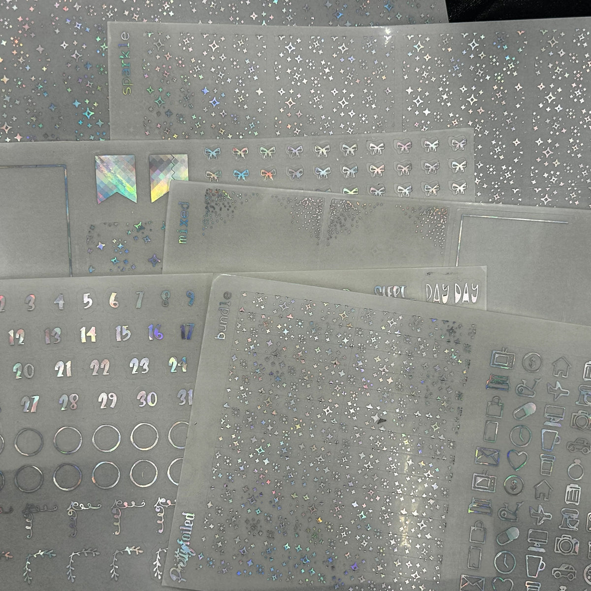 Sparkle | Foiled Sticker Bundle