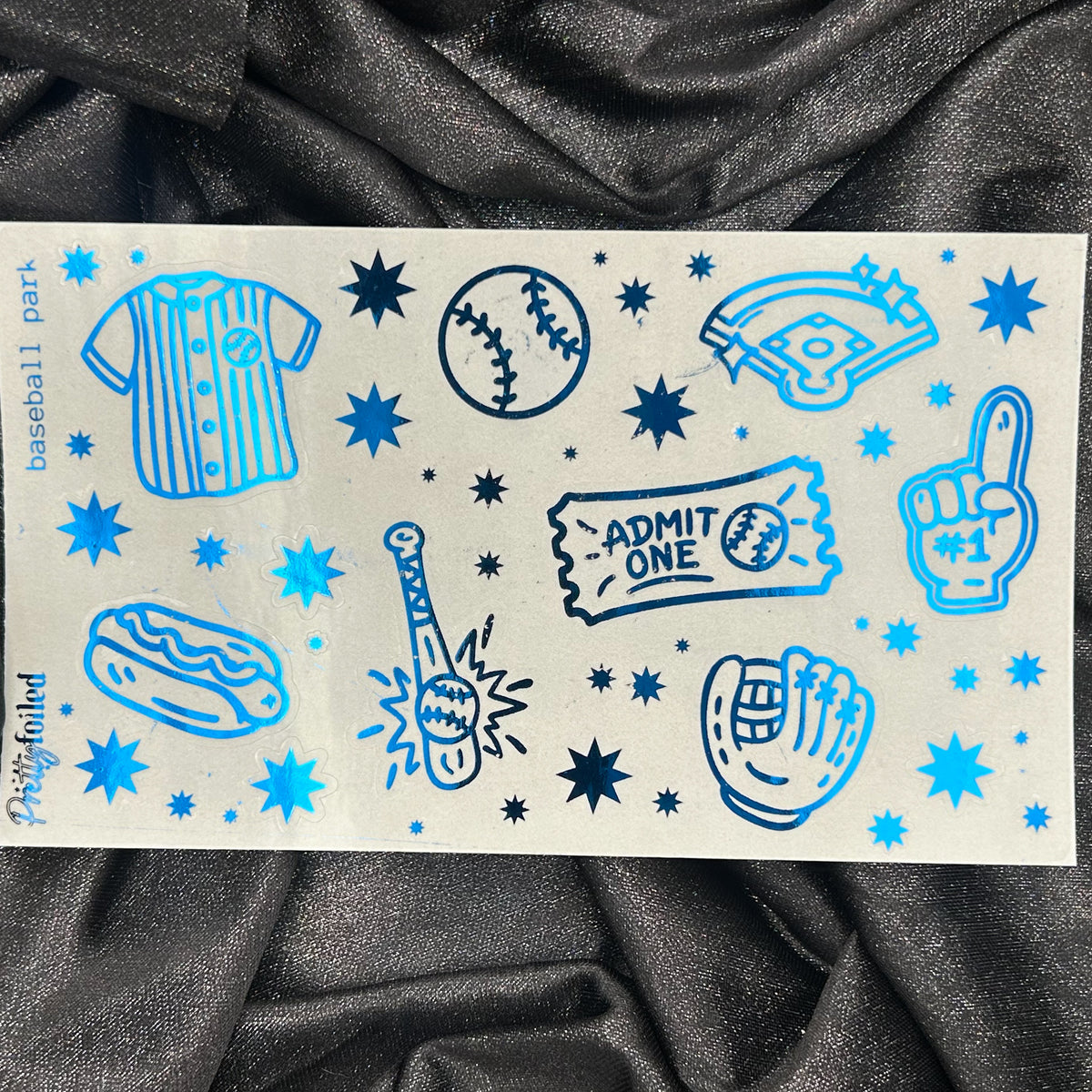 Baseball Park | Foiled Journal Deco