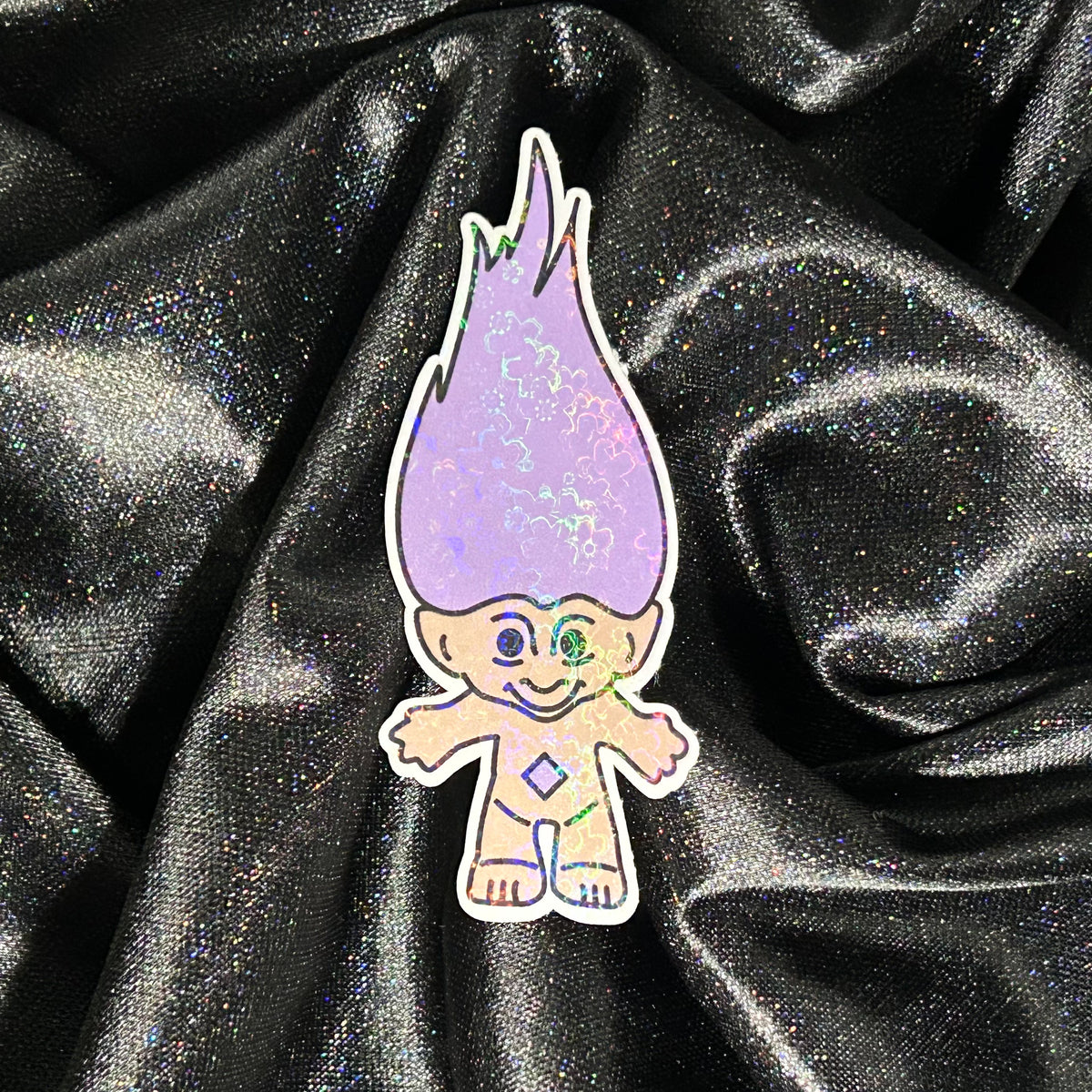 Troll | Holographic Die Cut