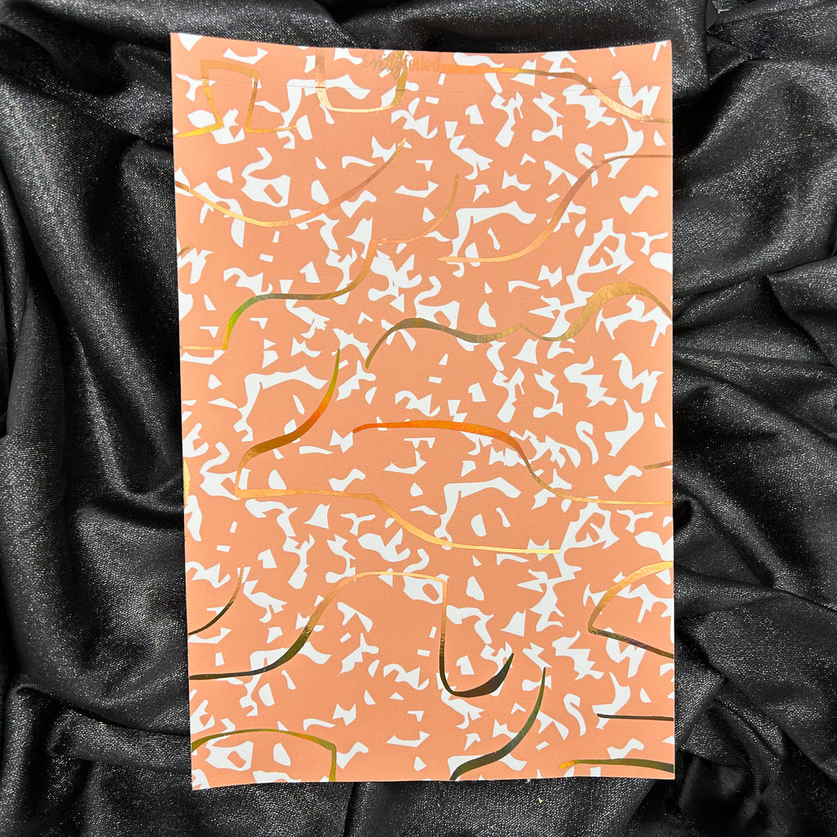 Orange Composition Book | Crafty A5 Background Paper