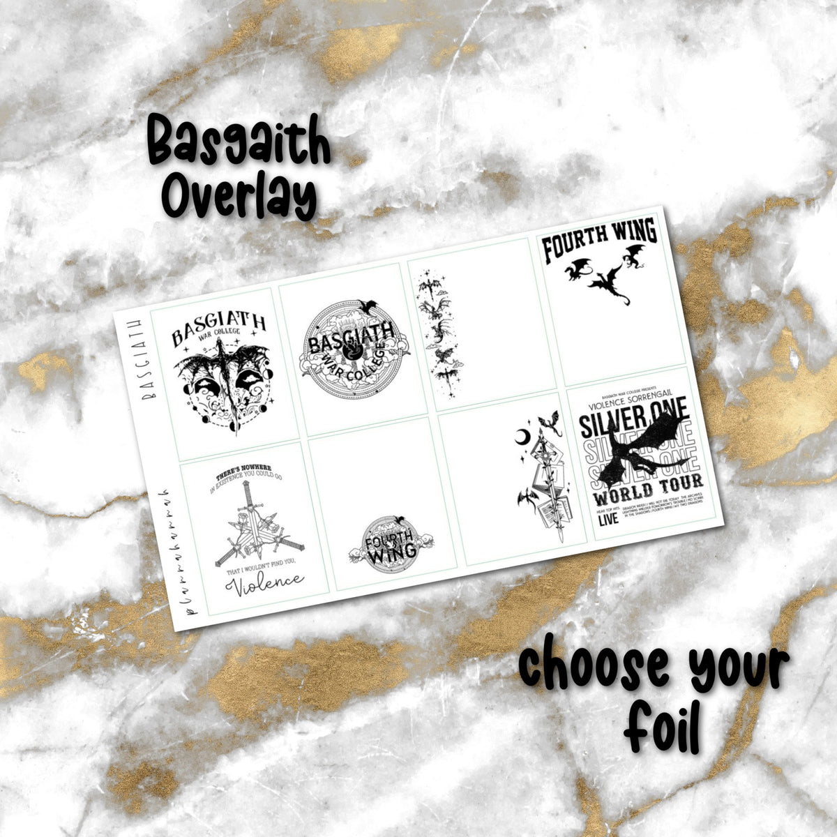 Basgaith | Foiled Overlay