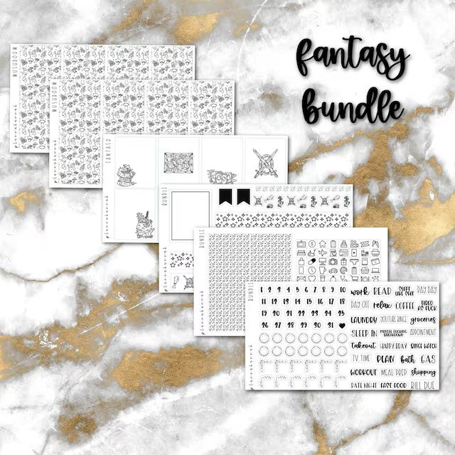 Fantasy Bundle | Foiled Sticker Bundle