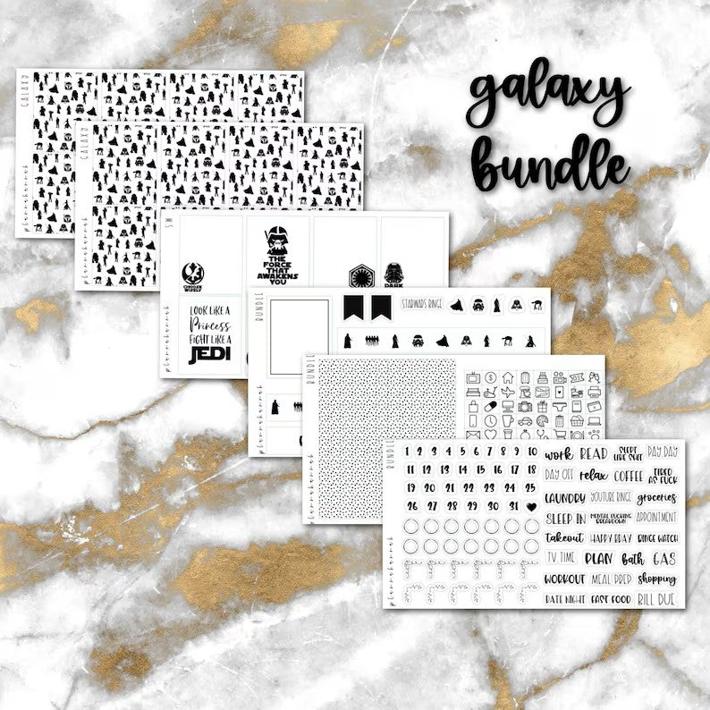 Galaxy Bundle | Foiled Sticker Bundle