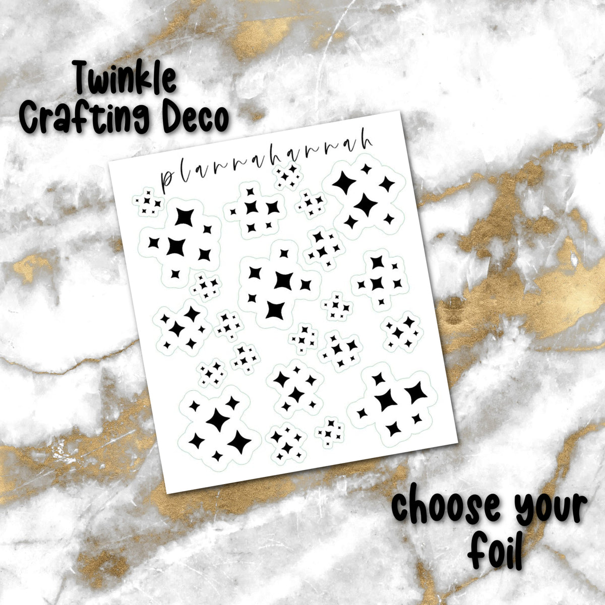 Twinkle | Foiled Crafting Deco