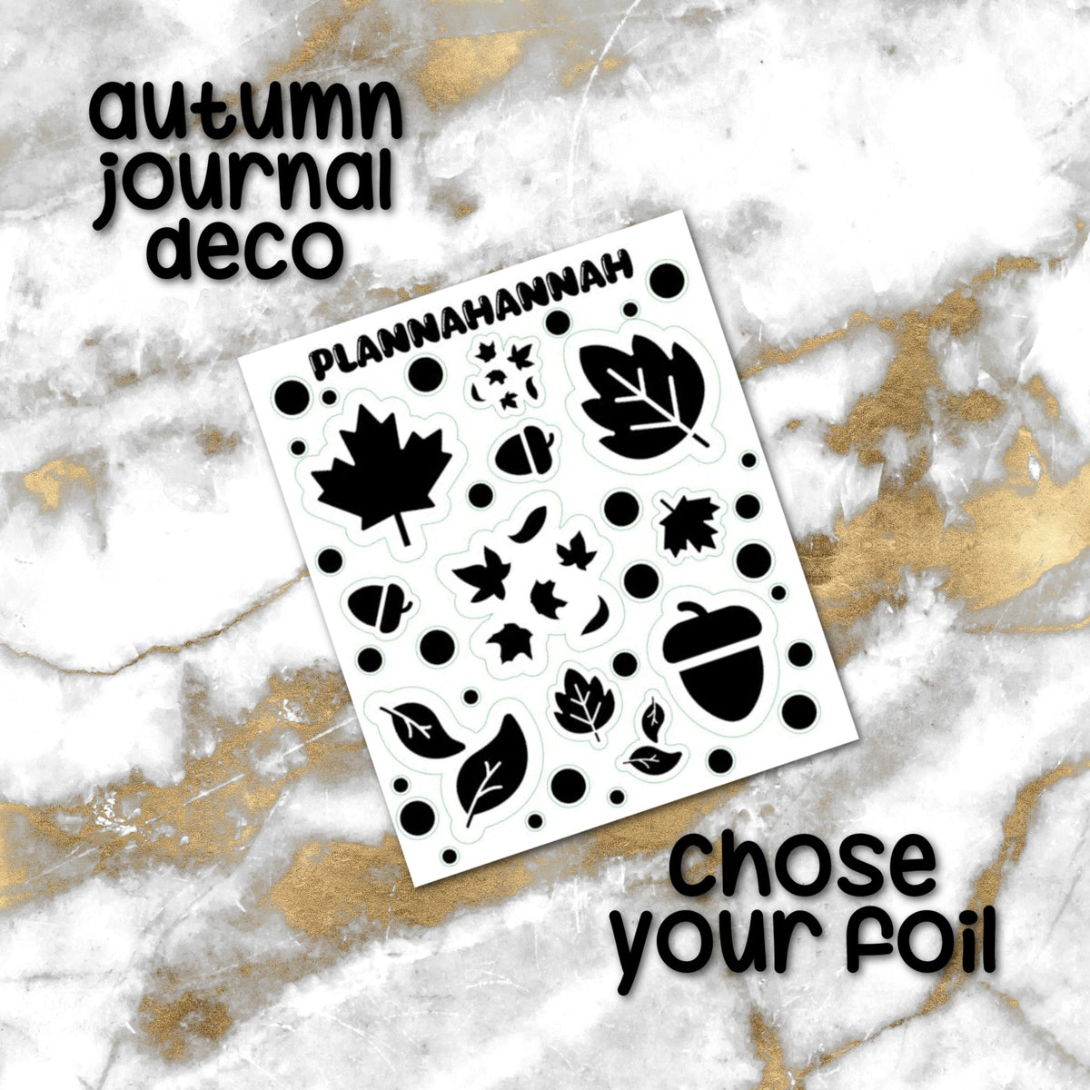 Autumn | Foiled Journal Deco