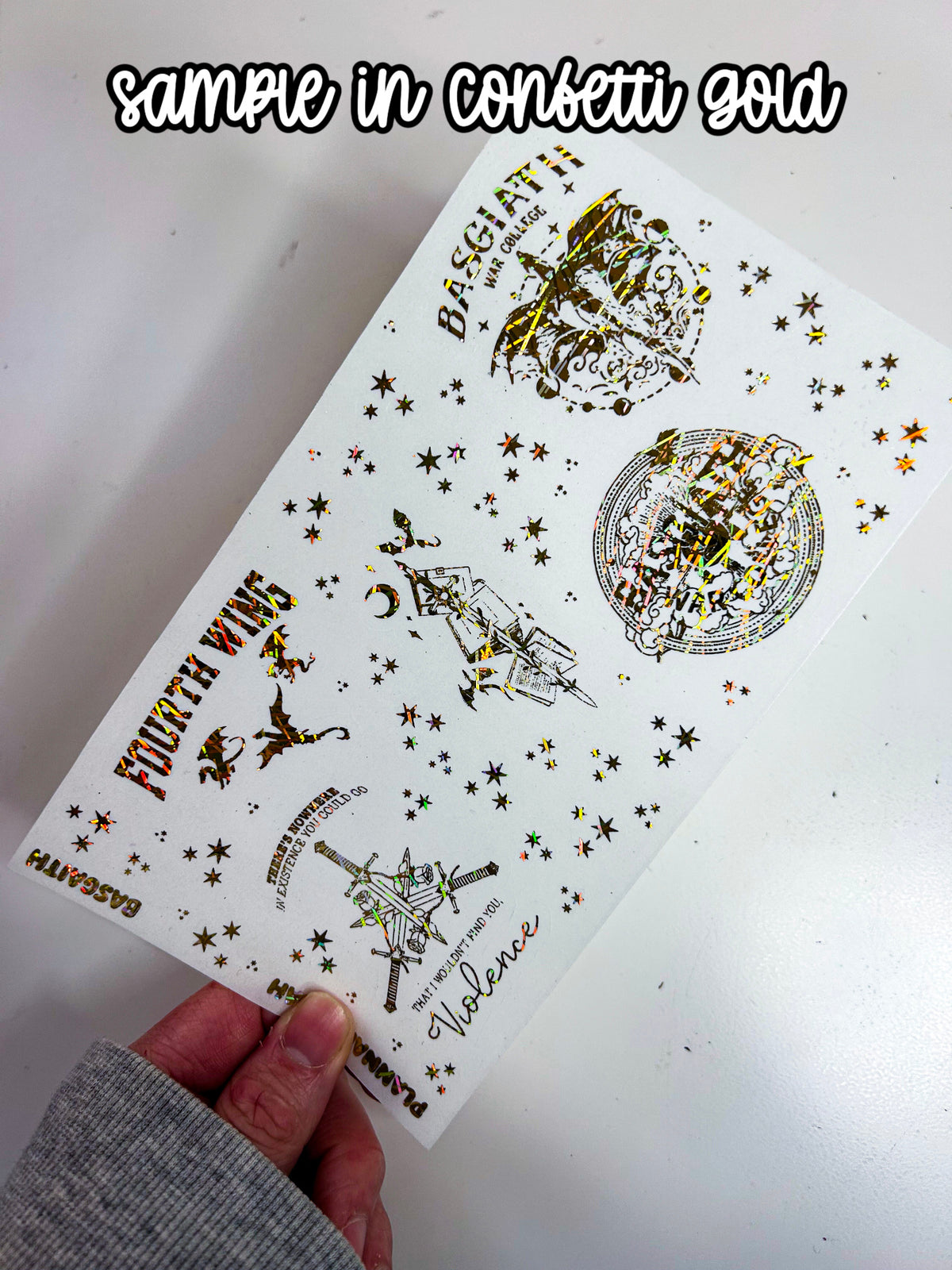 Basgaith | Foiled Journal Deco