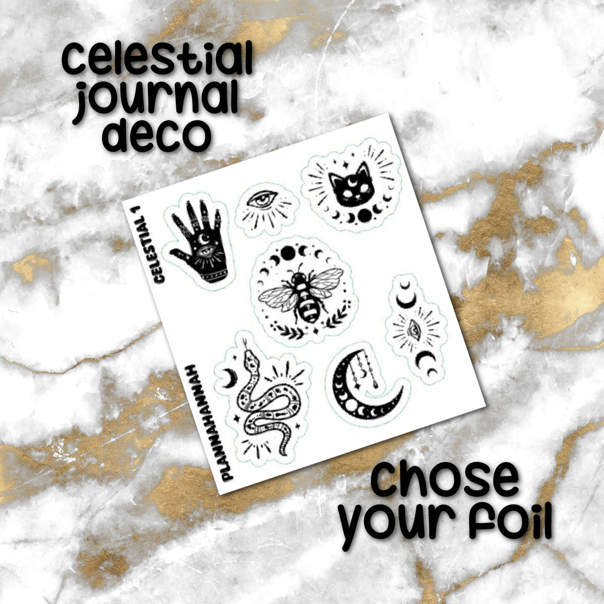 Celestial | Foiled Journal Deco