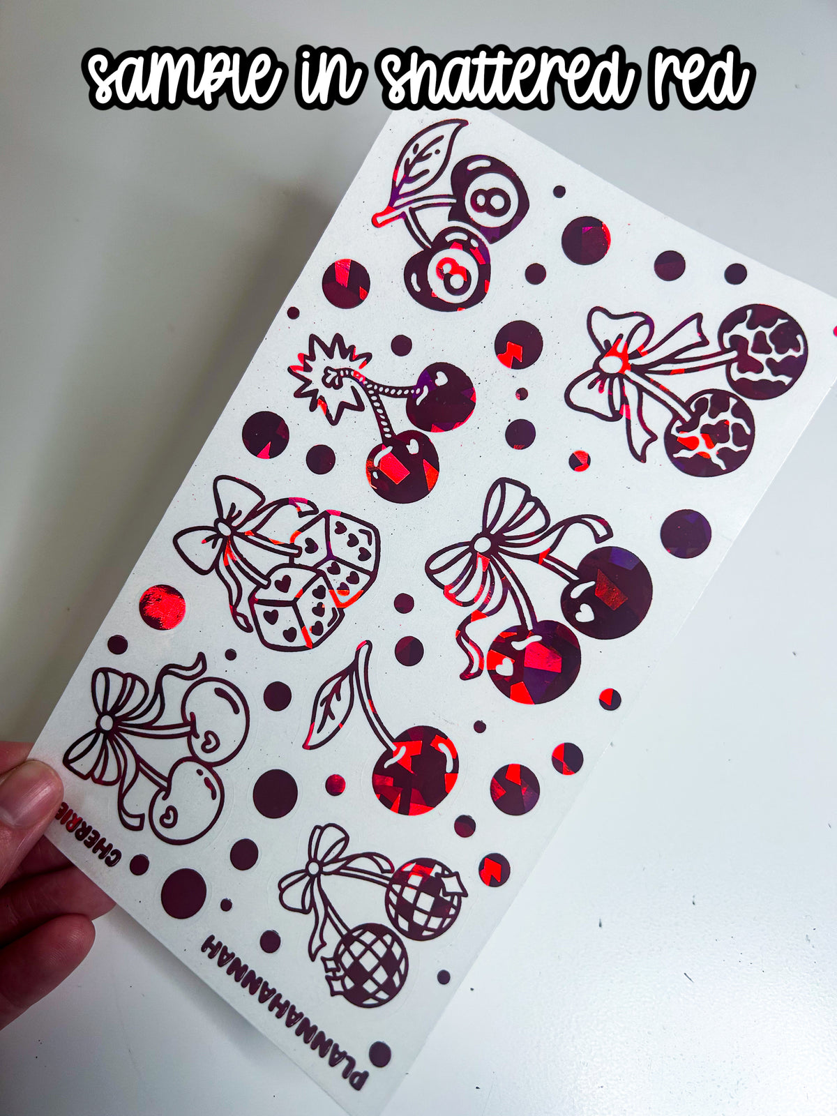 Cherries 2 | Foiled Journal Deco