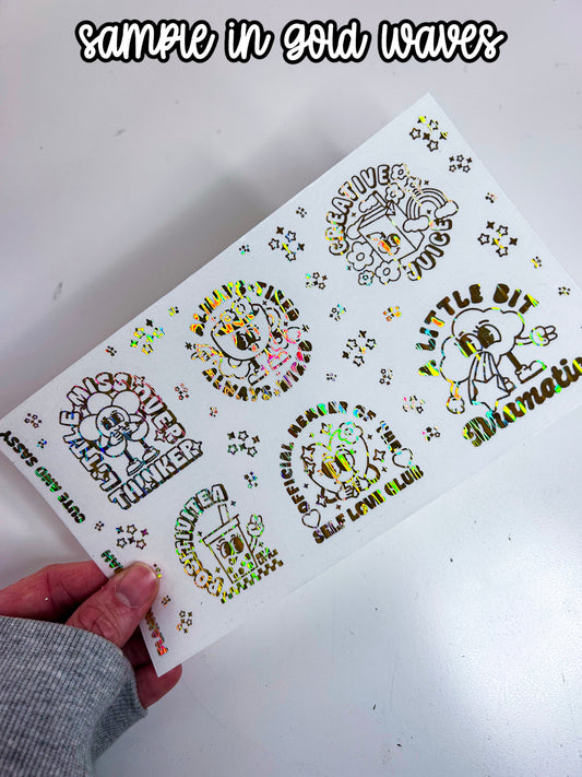 Cute & Sassy | Foiled Journal Deco