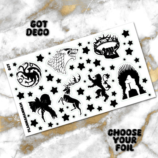 GOT | Foiled Journal Deco