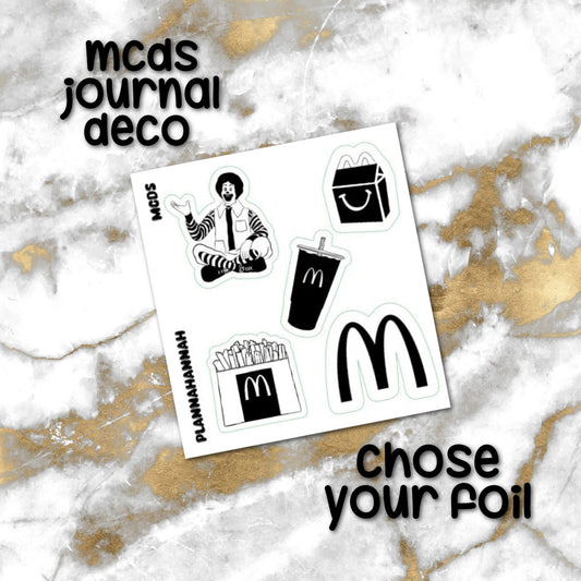 Fast Food | Foiled Journal Deco