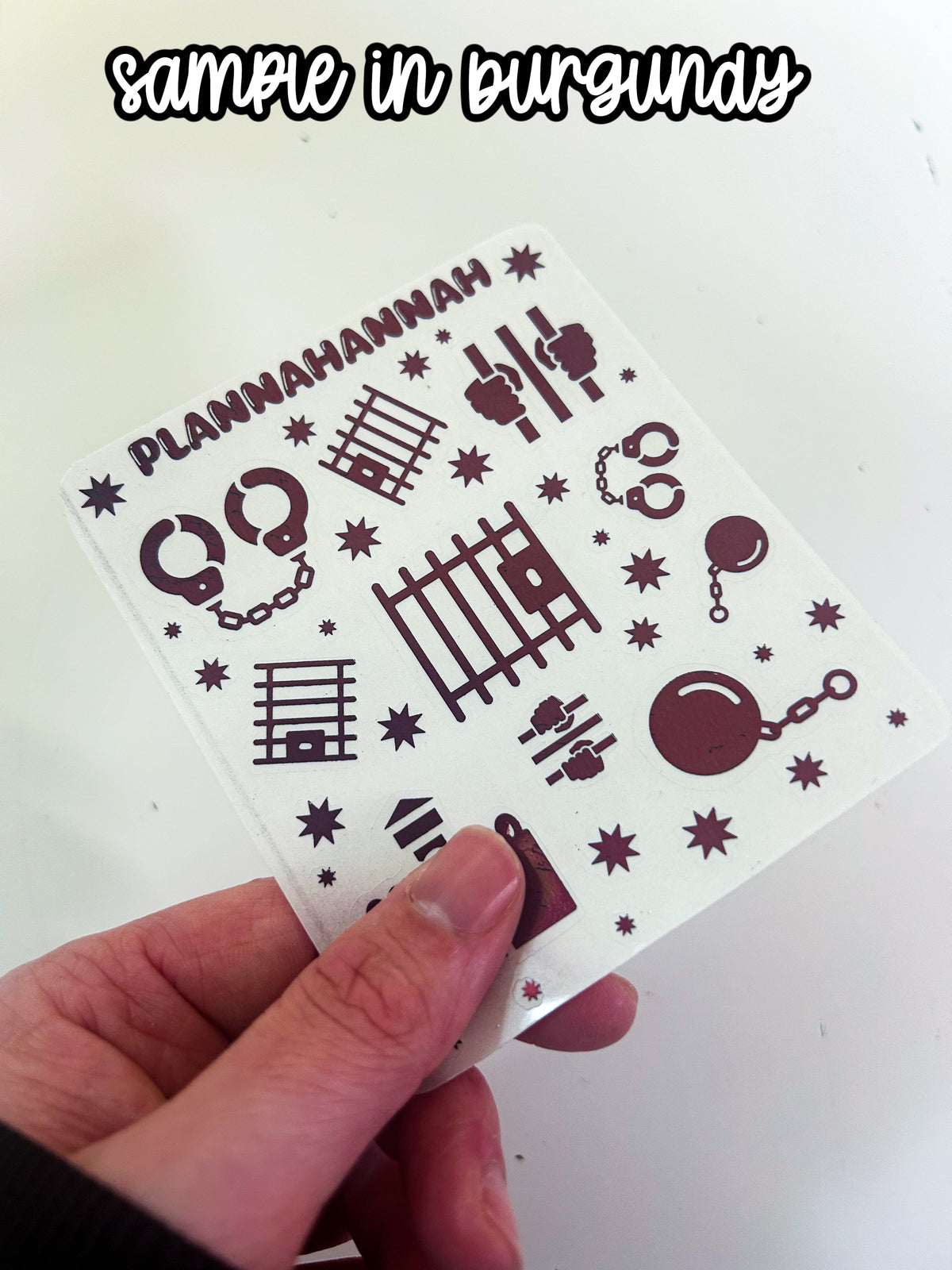Prison | Foiled Journal Deco