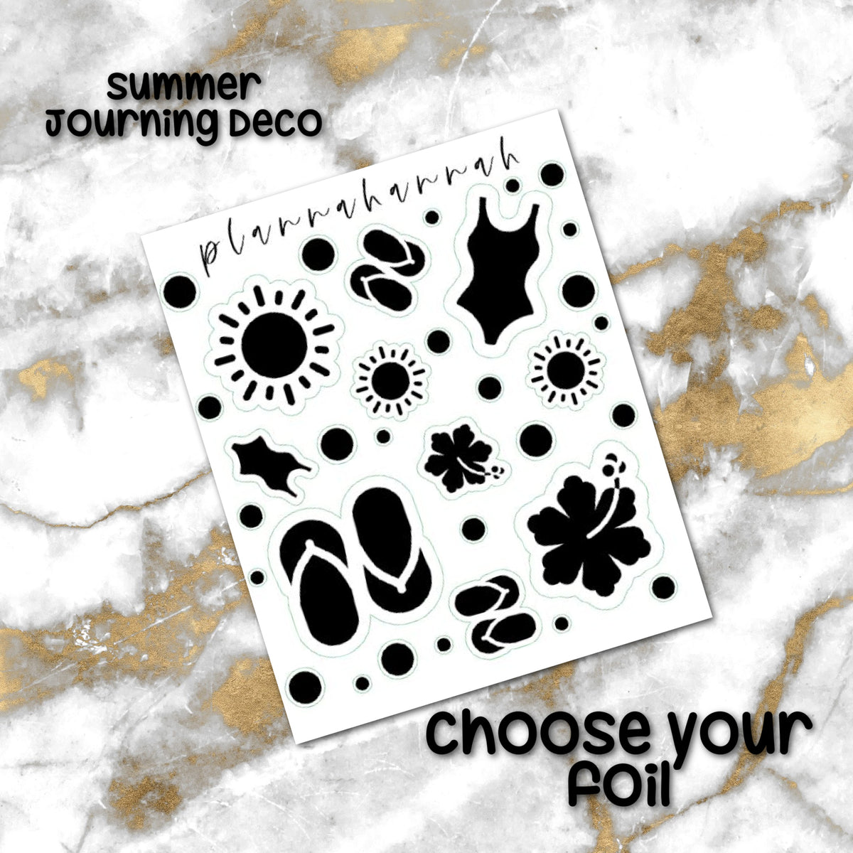 Summer | Foiled Journal Deco