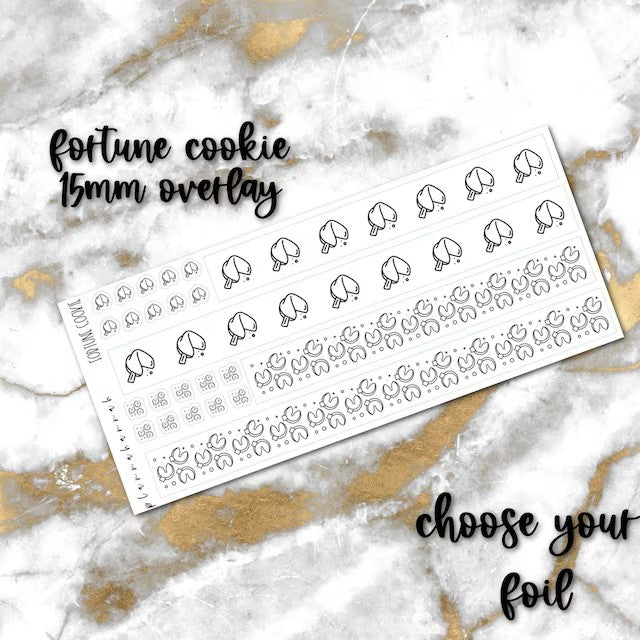 Fortune Cookie | 15mm Washi Overlay