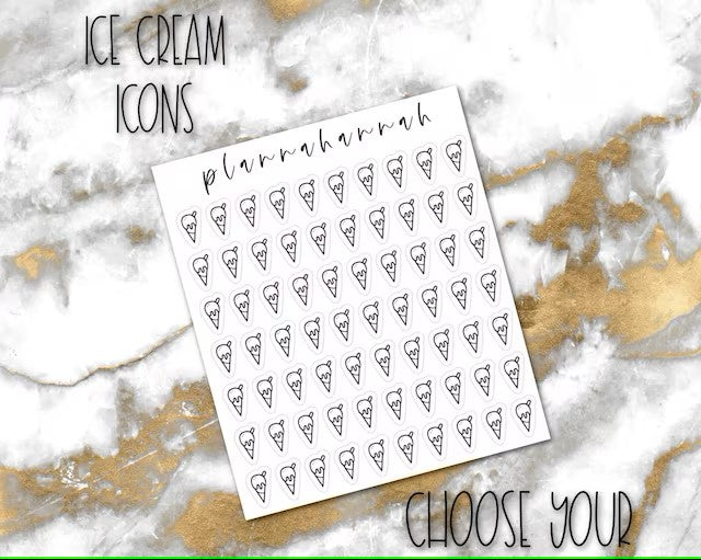 Ice Cream | Foiled Icon