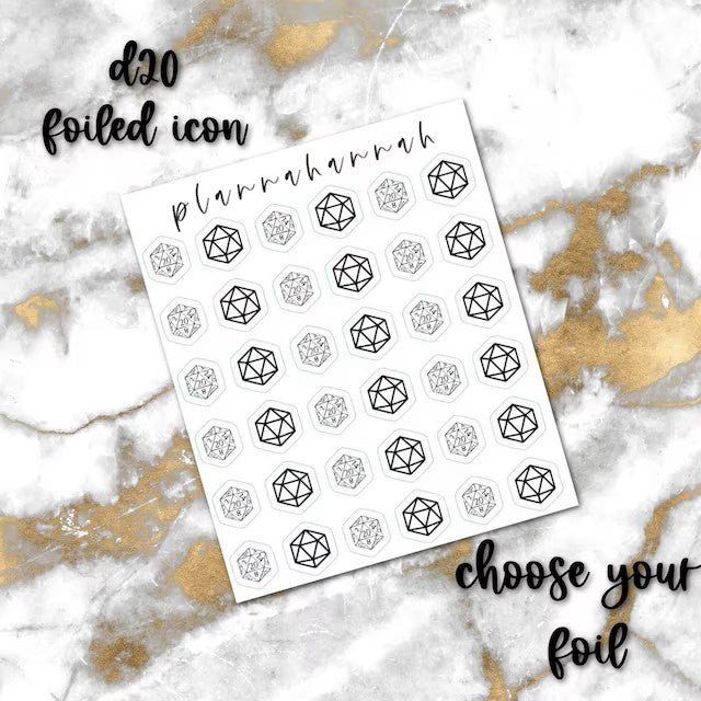 d20 | Foiled Icon