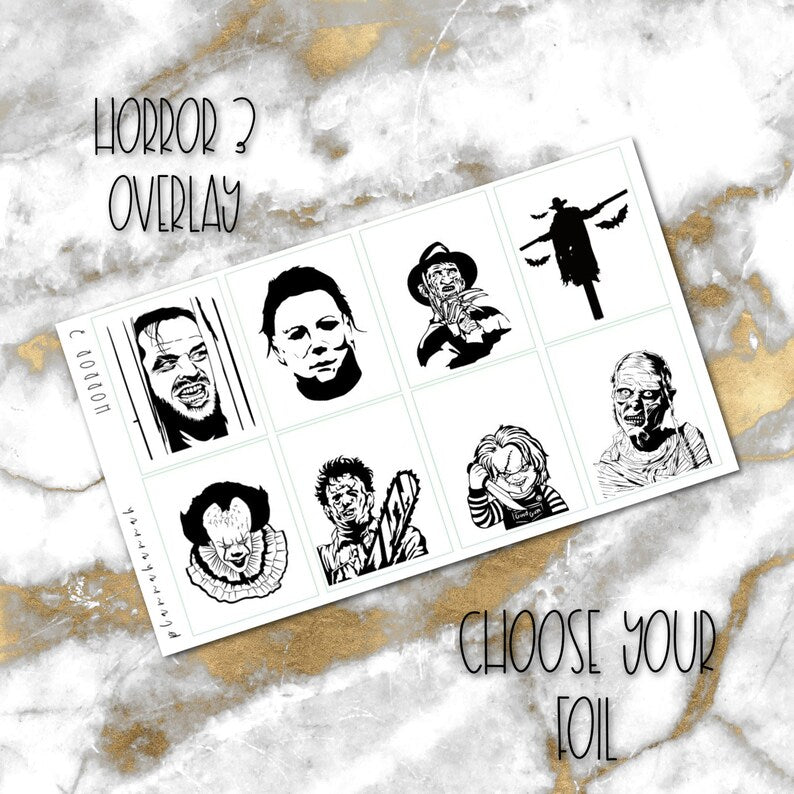 Horror 3 | Foiled Halloween Overlay