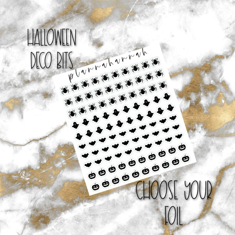 Halloween | Foiled Halloween Deco Bits