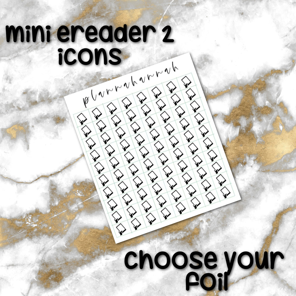 Mini Ereader 2 | Foiled Icon