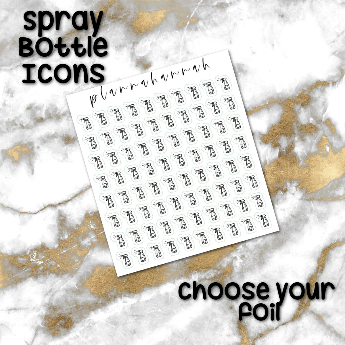 Spray Bottle | Foiled Icon