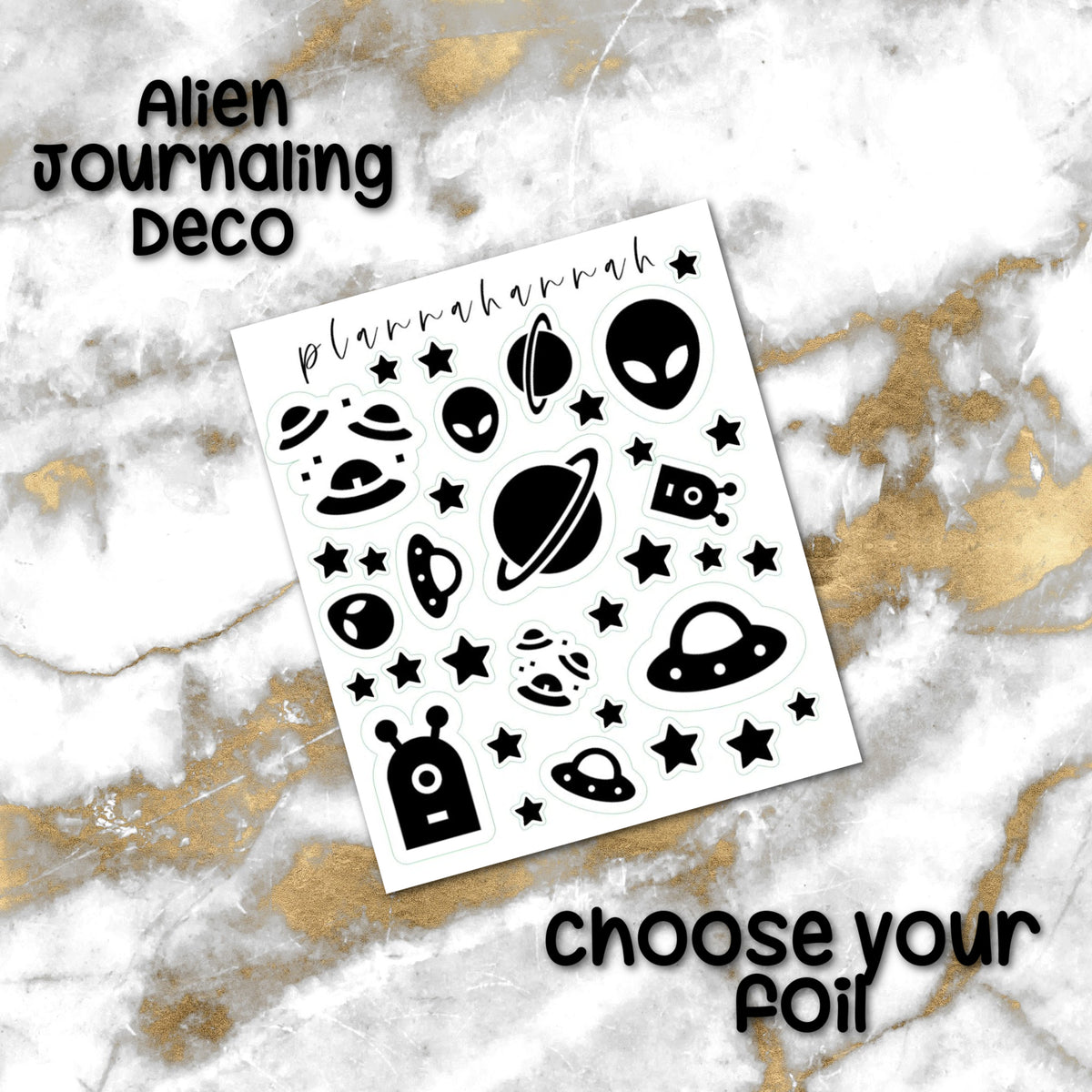 Alien | Foiled Journal Deco
