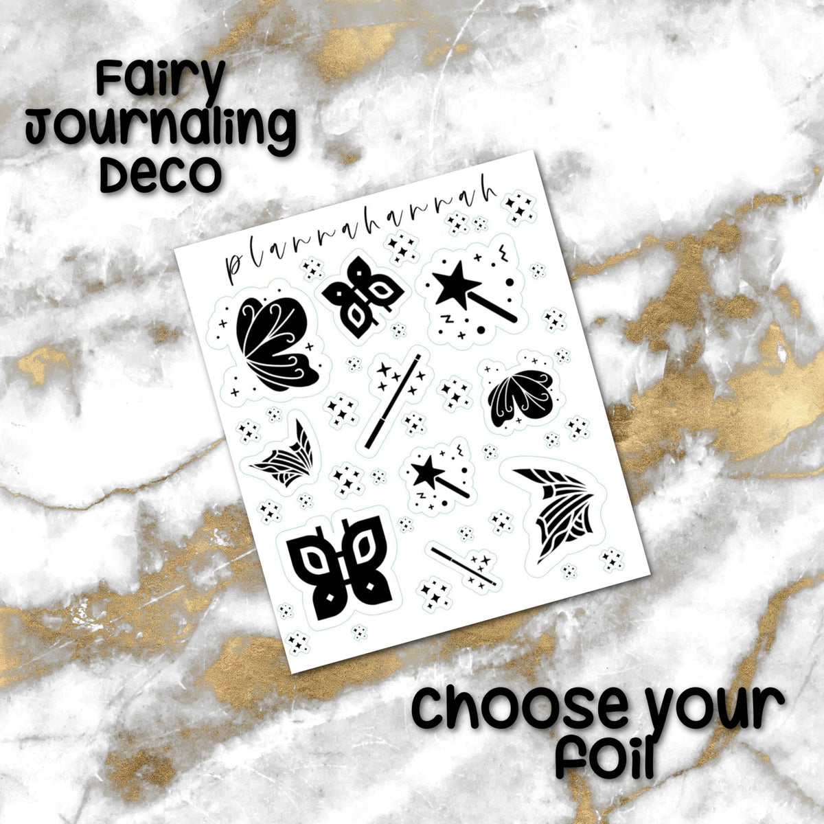 Fairy | Foiled Journal Deco