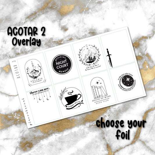 ACOTAR 2 | Foiled Overlay