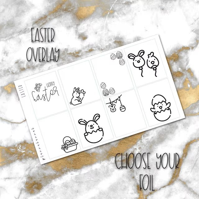 Easter | Foiled Overlay
