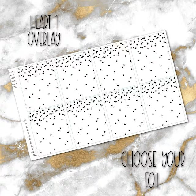 Heart 1 | Foiled Overlay