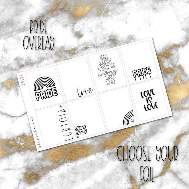Pride | Foiled Overlay
