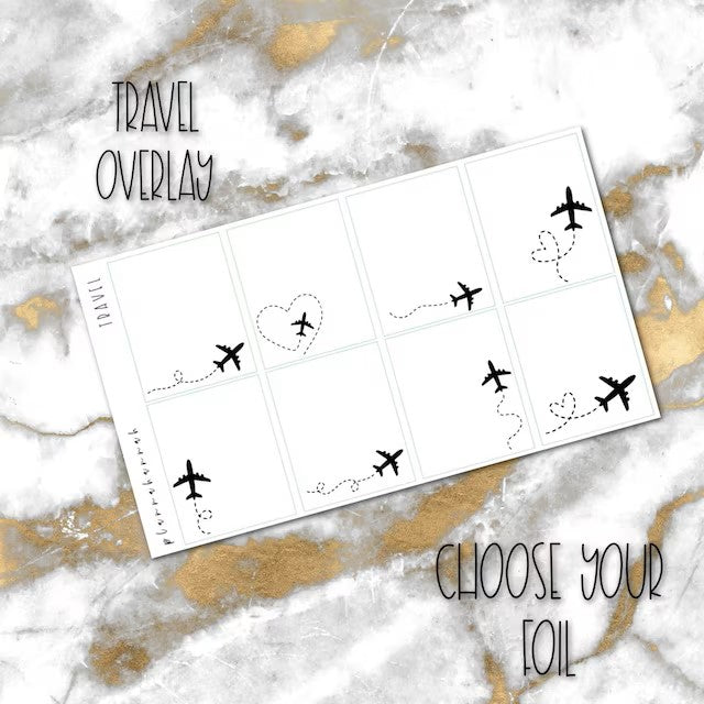 Travel | Foiled Overlay