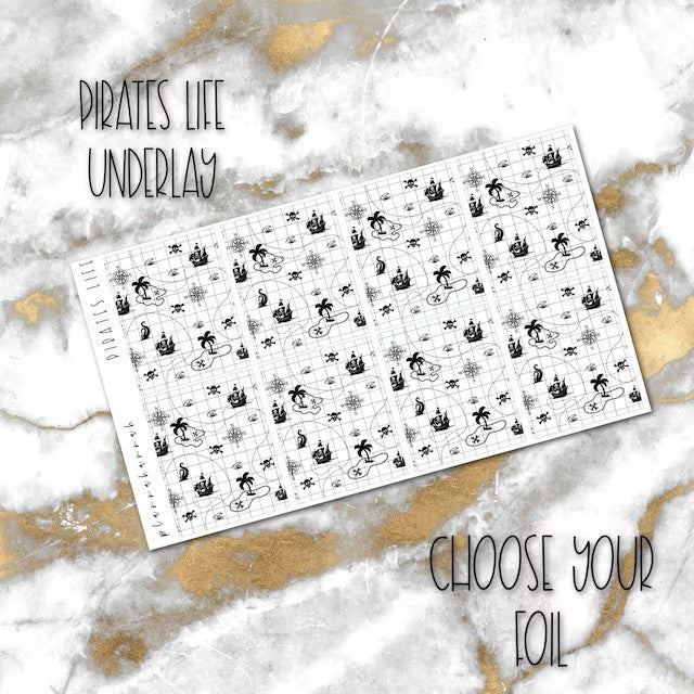 Pirates | Foiled Underlay