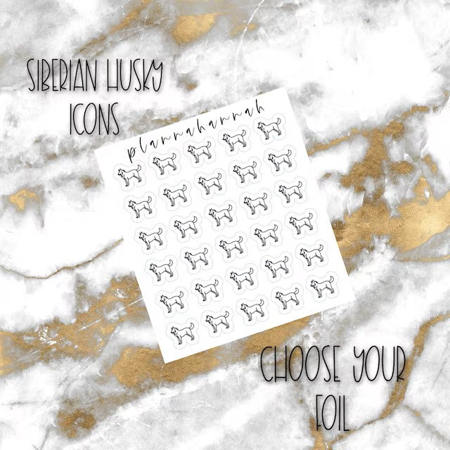 Siberian Husky | Foiled Icon