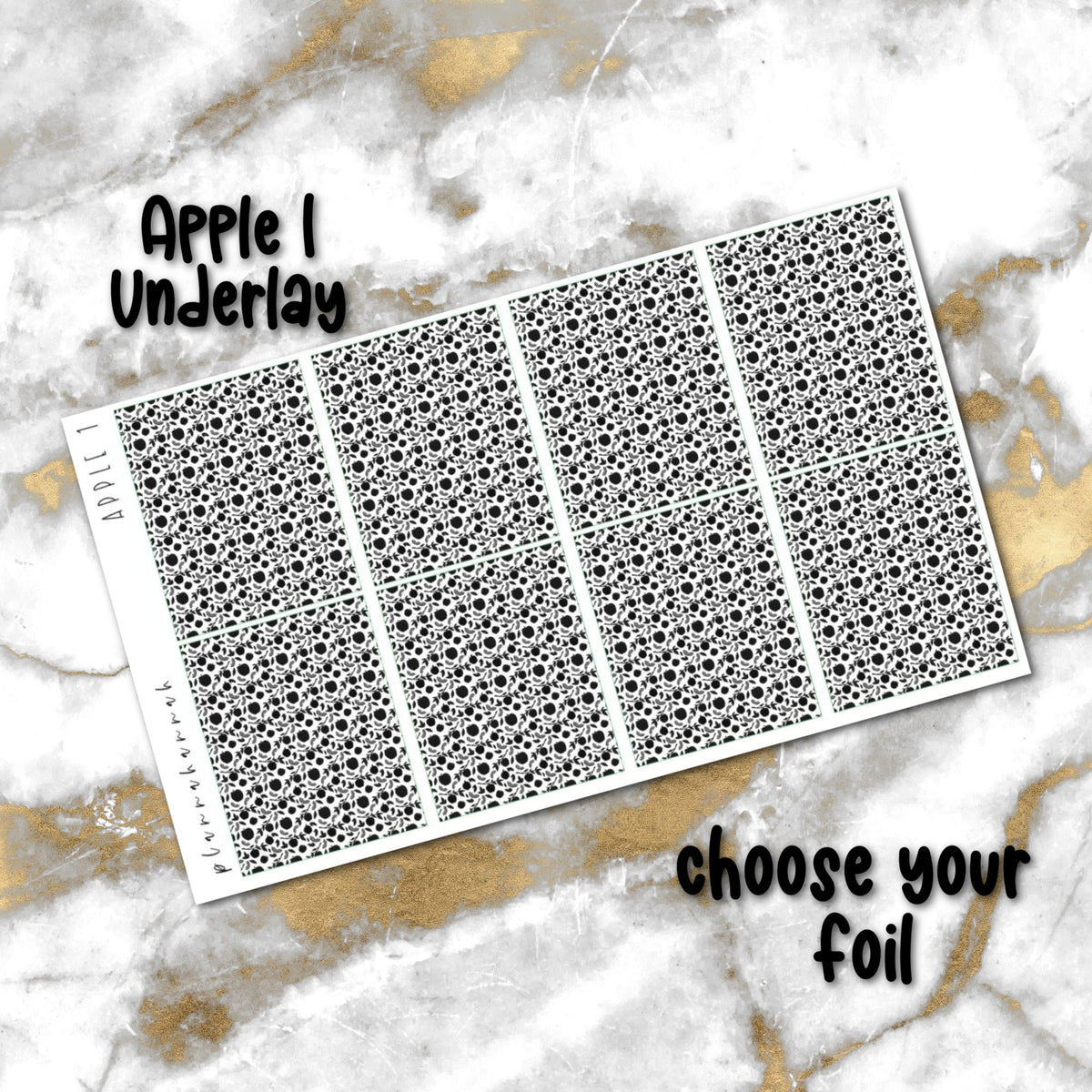 Apple 1 | Foiled Underlay